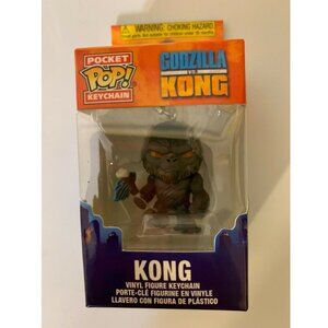 New Funko Pocket‎ Pop Keychain! Godzilla vs Kong: Kong with Battle Axe